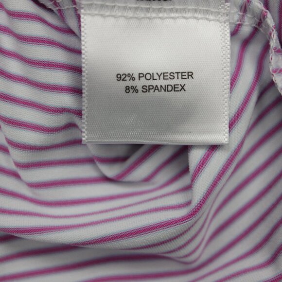 Peter Millar Polo Shirt Mens 2XL XXL Pink Crown Crafted Quick Dry Stretch S/S - Picture 9 of 14